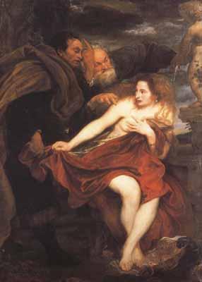 Anthony Van Dyck Susanna and The Elders (mk03) oil painting image
